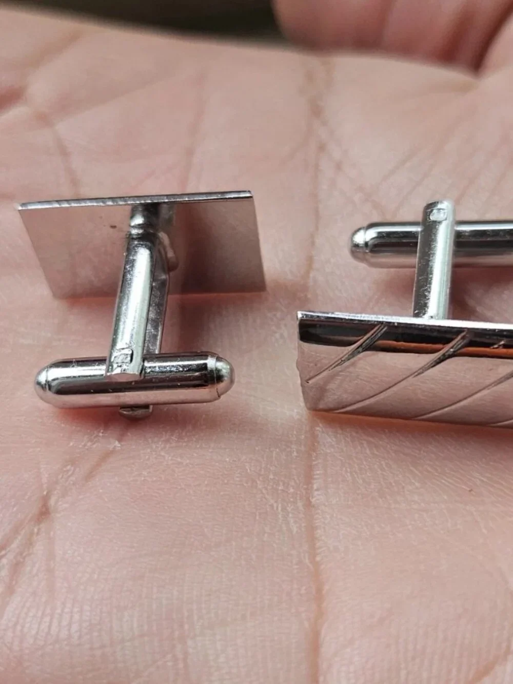 Vintage Cufflinks Silver Tone Fashion Jewelry Men Cuff Links Shirt Cuff Stud